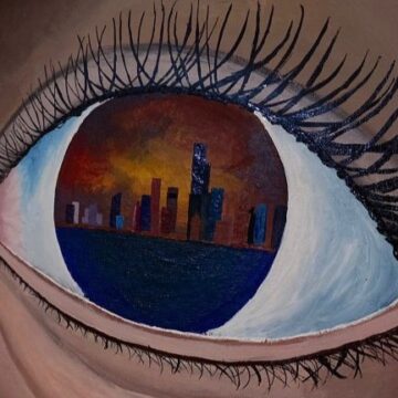 BIBLIOTECA JUDEȚEANĂ: Expoziția de pictură a elevei Julia Lakatos – Lumea privită ca spectacol