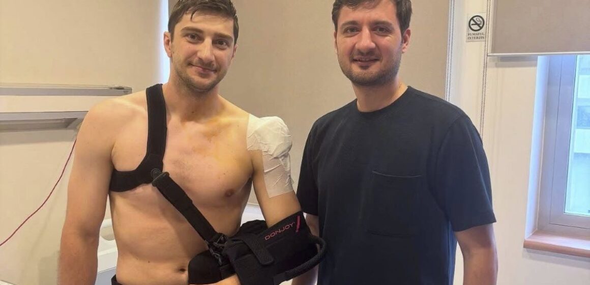 HANDBAL: Portarul Anton Terekhov, de la Minaur, a trecut cu bine de intervenția medicală avută la umăr