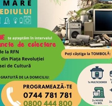 ZIUA MEDIULUI: Campanie de colectare aparate electrice la puncte de colectare în Baia Mare ZIUA MEDIULUI: Campanie de colectare aparate electrice la puncte de colectare în Baia Mare