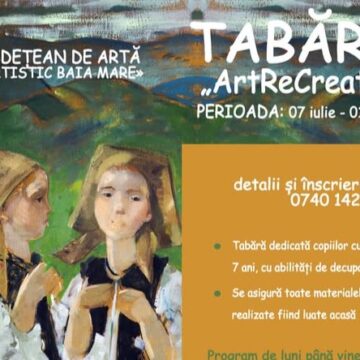 TABĂRĂ DE ARTĂ ArtReCreativ la Muzeul Județean de Artă