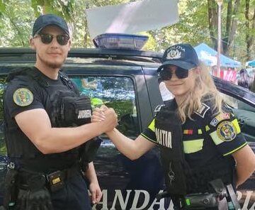CU IA PE BICICLETĂ alături de jandarmii și polițiștii maramureșeni