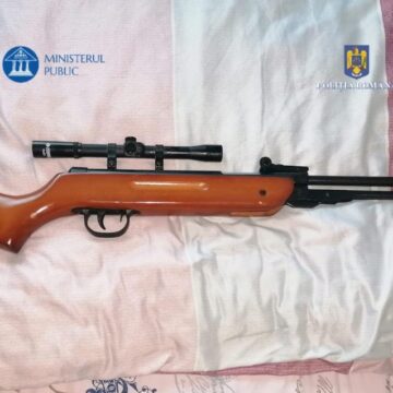 OPERAȚIUNEA JUPITER: Arme confiscate de polițiștii maramureșeni în urma unor percheziții