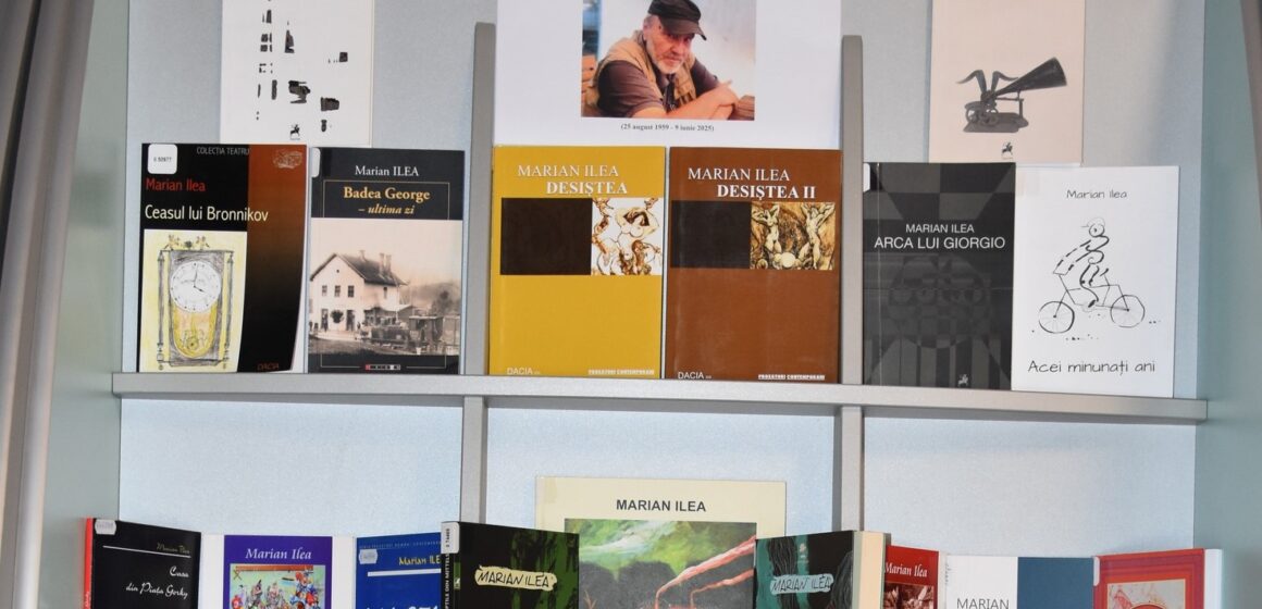 IN MEMORIAM MARIAN ILEA: Vitrină de carte realizată la Biblioteca Județeană