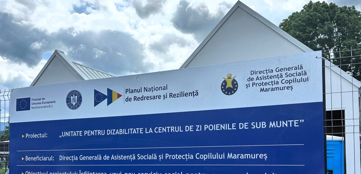 DGASPC MARAMUREȘ: Stadiu avansat al lucrărilor la Centrul de Zi pentru Persoane Adulte cu Dizabilități Poienile de Sub Munte