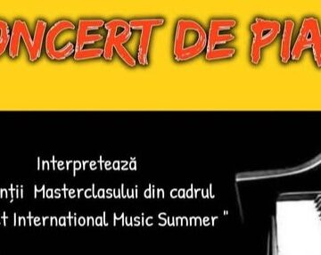 SIGHETU MARMAȚIEI: Concert de pian pe pietonala Vasile Alecsandri