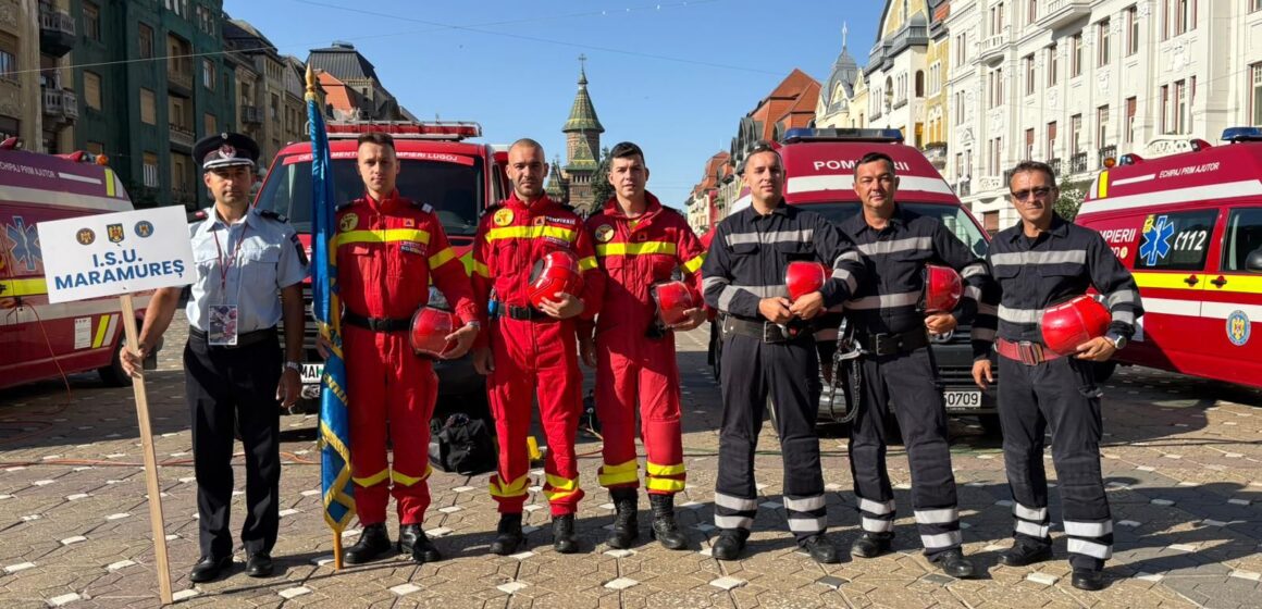 CONCURS: O echipă a ISU Maramureș participă la Competiția Națională de Descarcerare și de Acordare a Primului Ajutor Calificat