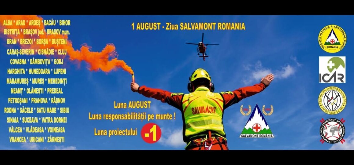 1 AUGUST – Ziua Națională Salvamont România