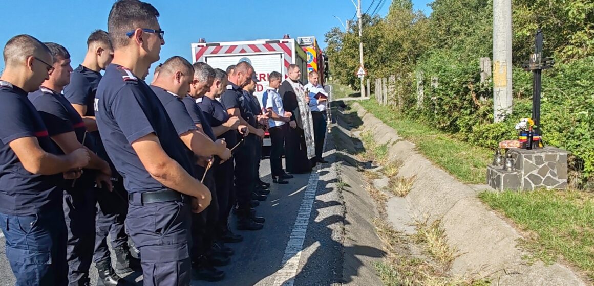 ISU Maramureș a cinstit azi, memoria căpitanului Adrian Marchiș