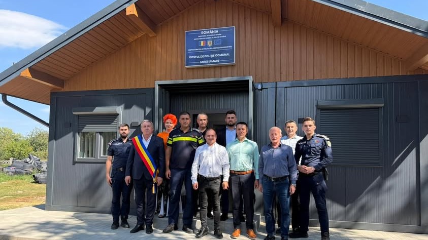 MIREȘU MARE: A fost inaugurat noul sediu al Postului de Poliție MIREȘU MARE: A fost inaugurat noul sediu al Postului de Poliție