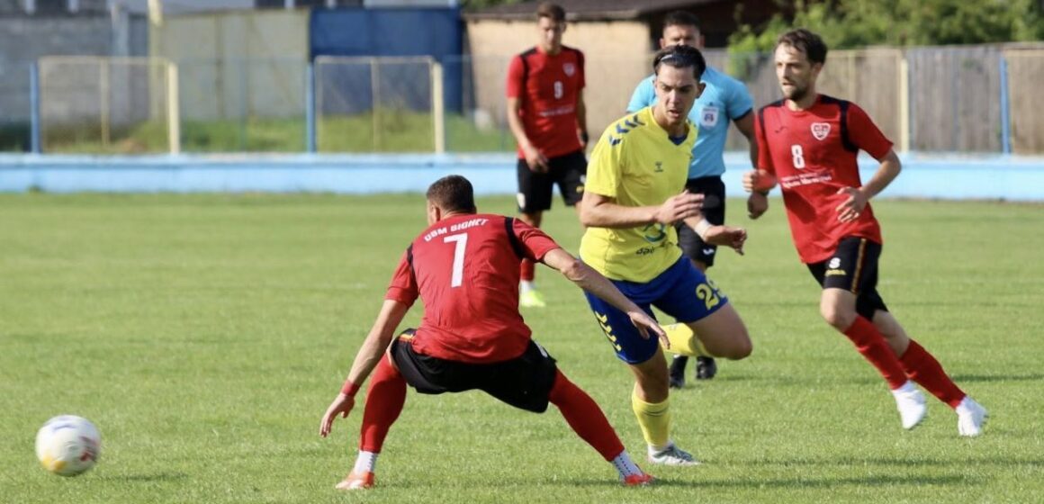 FOTBAL: CSM Sighet s-a calificat în turul 3 al Cupei României după o victorie în prelungiri cu CS Minaur Baia Mare