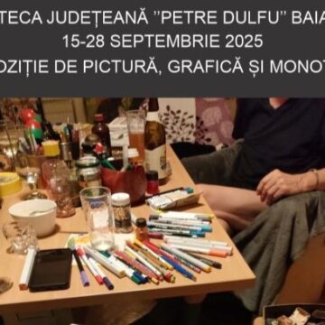 BIBLIOTECA JUDEȚEANĂ: Expoziție de pictură, grafică și monotipie – Două lumi, o prietenie – Emilian Papi Roșculescu și Mátyás Zsolt-Imre