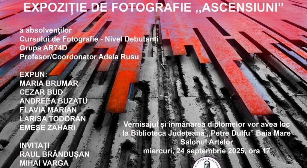 BIBLIOTECA JUDEȚEANĂ: Ascensiuni – expoziție de fotografie