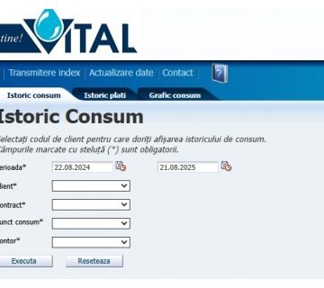 VITAL: Beneficiile utilizării portalului CONTUL MEU – Graficul de consum VITAL: Beneficiile utilizării portalului CONTUL MEU – Graficul de consum