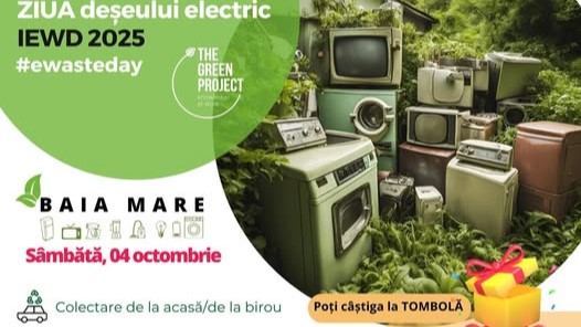 CAMPANIE DE COLECTARE aparate electrice în Baia Mare, sâmbătă, 4 octombrie CAMPANIE DE COLECTARE aparate electrice în Baia Mare, sâmbătă, 4 octombrie