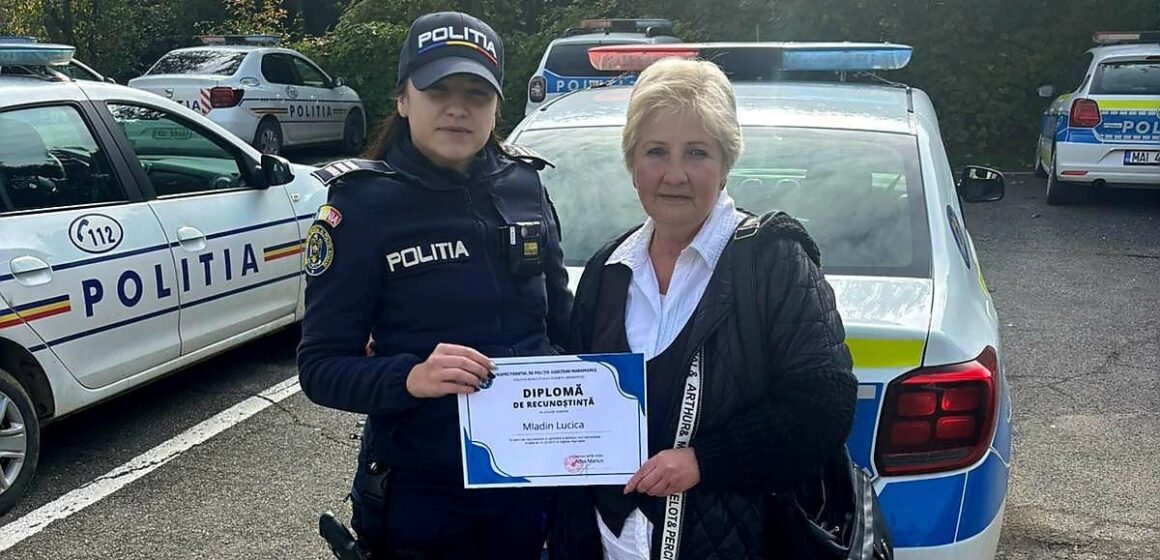 SIGHET: O femeie a predat poliției banii pe care i-a găsit pe stradă, dovedind spirit civic