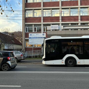 BAIA MARE: Stație de autobuz provizorie pe strada Victoriei