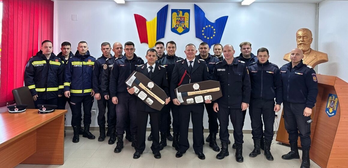 ISU MARAMUREȘ: Secția de Pompieri Fărcașa au organizat un moment emoționant