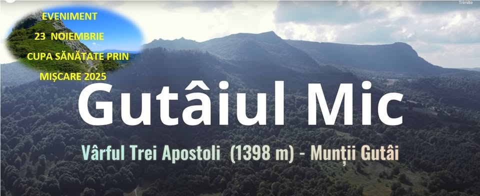 CUPA SĂNĂTATE PRIN MIȘCARE 2025: Cei Trei Apostoli Gutâiul Mic CUPA SĂNĂTATE PRIN MIȘCARE 2025: Cei Trei Apostoli Gutâiul Mic