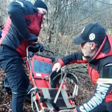 SĂLIȘTEA DE SUS: Intervenție a salvamontiștilor în urma unui accident forestier SĂLIȘTEA DE SUS: Intervenție a salvamontiștilor în urma unui accident forestier