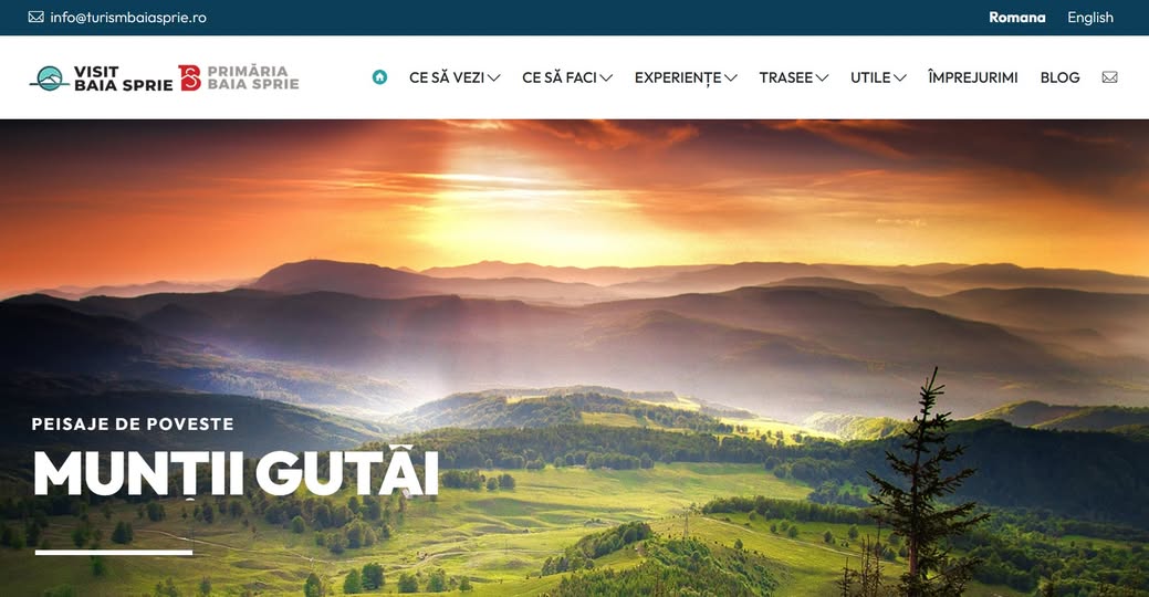 BAIA SPRIE: S-a lansat oficial noul site de turism al orașului BAIA SPRIE: S-a lansat oficial noul site de turism al orașului