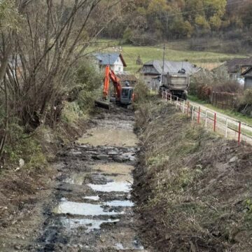 LUCRĂRI DE ÎNTREȚINERE FINALIZATE pe Valea Poiana, localitatea Baba, comuna Coroieni
