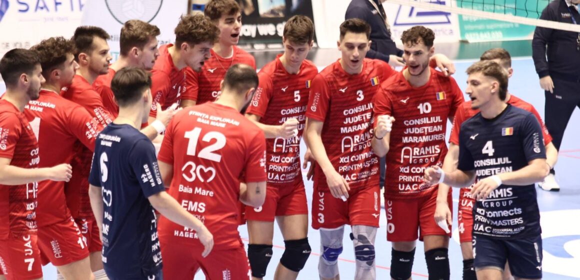 VOLEI: Știința Explorări Baia Mare a fost înfrântă acasă de SCM Zalău