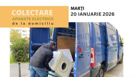 CAMPANIE DE COLECTARE deșeuri electrice în Baia Mare, marți, 20 ianuarie CAMPANIE DE COLECTARE deșeuri electrice în Baia Mare, marți, 20 ianuarie