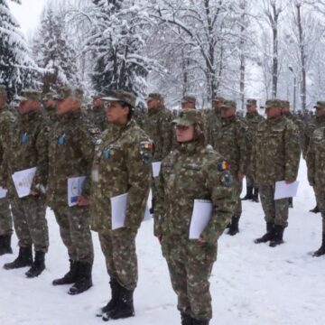 CEREMONIE DE PRIMIRE după șase luni de misiune în Africa Centrală