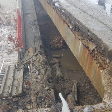 VIȘEU DE JOS: Pod închis din cauza unei avarii
