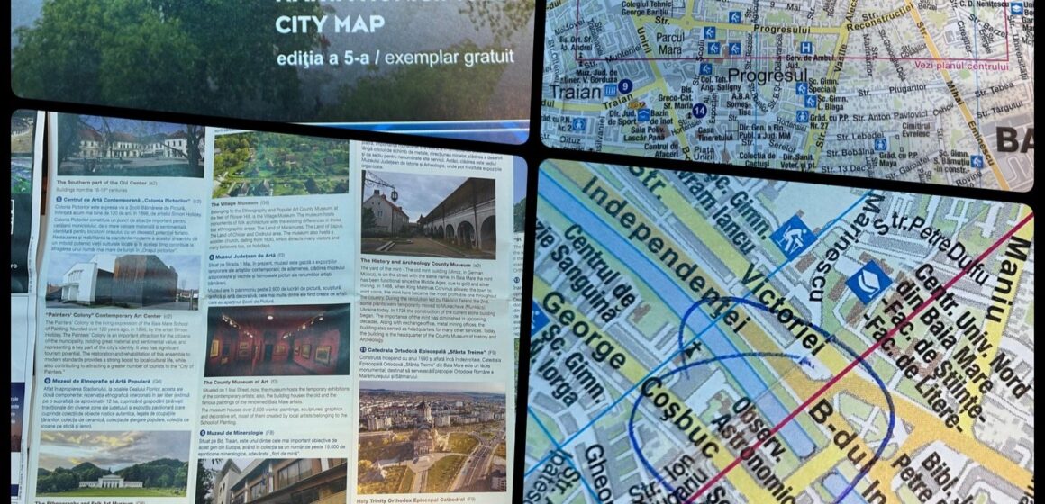 MUZEUL DE ȘTIINȚE ASTRONOMICE BAIA MARE: Harta tipărită a Municipiului, pe City Map prezintă mai multe erori MUZEUL DE ȘTIINȚE ASTRONOMICE BAIA MARE: Harta tipărită a Municipiului, pe City Map prezintă mai multe erori