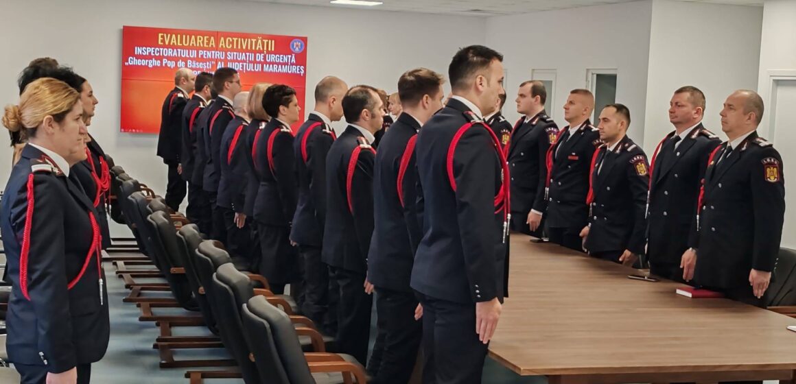 ISU MARAMUREȘ: O medie de 29 de intervenții pe zi în 2025. Pompierul anului – plt. adj. șef Gelu Pop