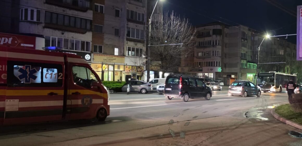 BAIA MARE: Accident cu un autoturism și un autobuz