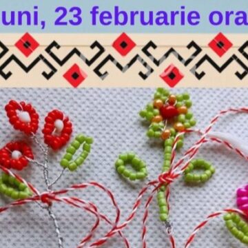 FILIALA TRAIAN: Atelier de lucru manual – Mărțișorul bucuriei FILIALA TRAIAN: Atelier de lucru manual – Mărțișorul bucuriei