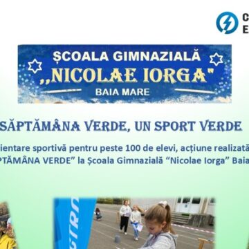 SĂPTĂMÂNA VERDE, UN SPORT VERDE în Parcul Central din Baia Mare