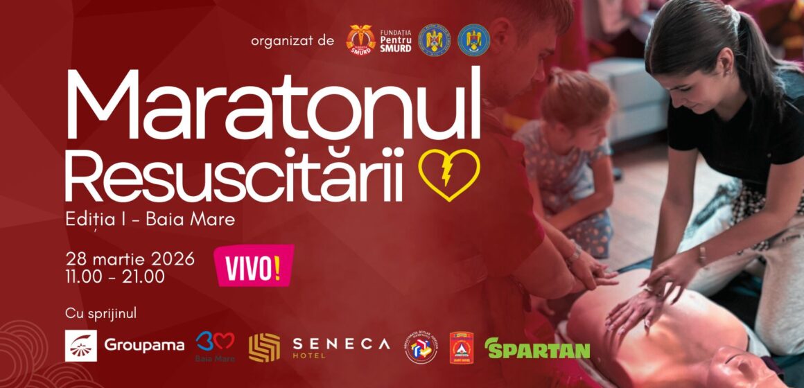 BAIA MARE: Maratonul resuscitării, o premieră pentru Maramureș BAIA MARE: Maratonul resuscitării, o premieră pentru Maramureș