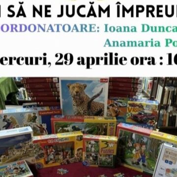 ATELIER DE JOACĂ pentru toate vârstele la Filiala Traian ATELIER DE JOACĂ pentru toate vârstele la Filiala Traian