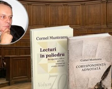 DUBLĂ LANSARE DE CARTE: Cornel Munteanu – 70 de ani