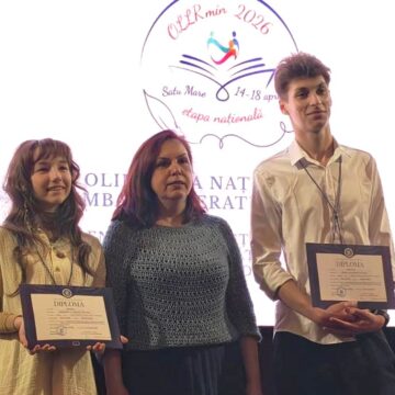 PERFORMANȚĂ: Premiul 1 pentru Körmendi Nikolett Melania la etapa națională a Olimpiadei de limba şi literatura română pentru şcoli/secţii cu predare în limbile minorităţilor şi pentru românii din diaspora