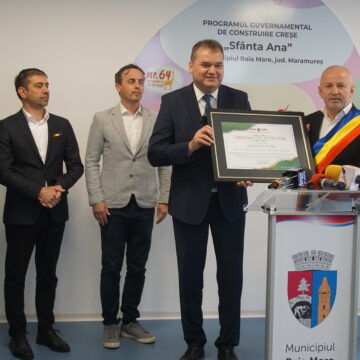 VIDEO: Ministrul Dezvoltării,  Attila Cseke, a inaugurat două creșe în Baia Mare