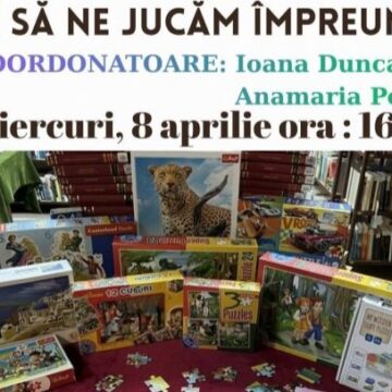 ATELIER DE JOACĂ pentru toate vârstele la Filiala Traian ATELIER DE JOACĂ pentru toate vârstele la Filiala Traian