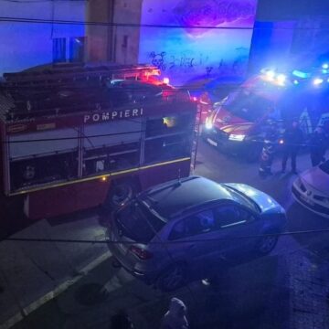 ISU: Incendiu într-un bloc din Sighetu Marmației