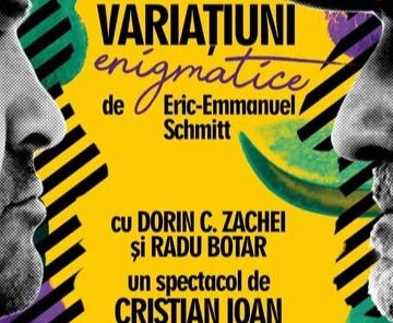 TEATRUL MUNICIPAL BAIA MARE: Variațiuni enigmatice – O producţie a Centrului Cultural Municipal „George Coşbuc” Bistrița TEATRUL MUNICIPAL BAIA MARE: Variațiuni enigmatice – O producţie a Centrului Cultural Municipal „George Coşbuc” Bistrița