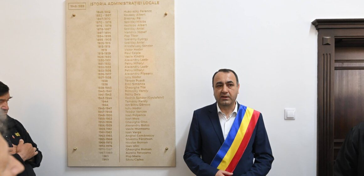 SIGHET 700: Dezvelirea Galeriei Primarilor Municipiului Sighetu Marmației