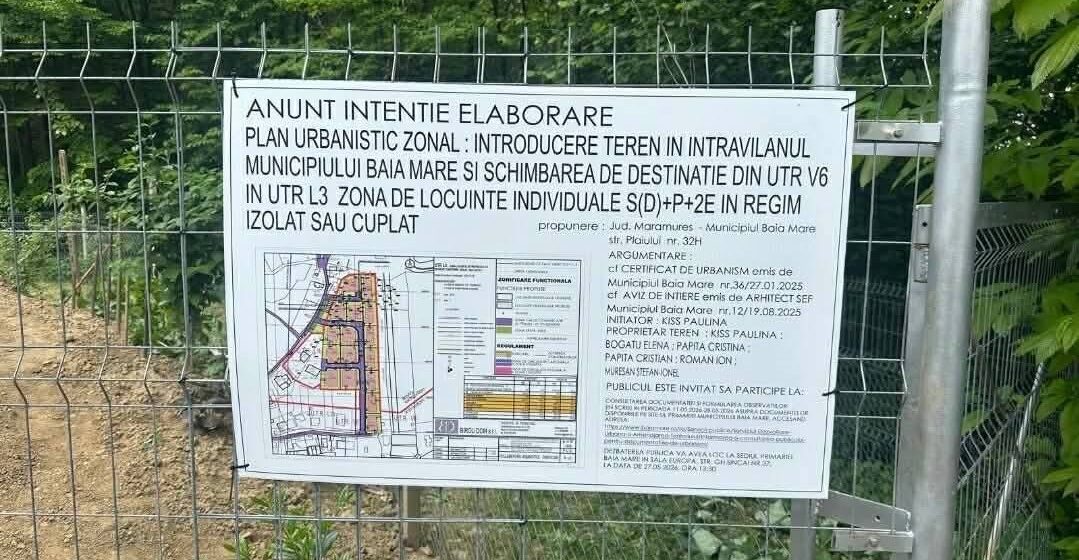 BAIA MARE: Se dorește construirea unui parc de locuințe din 16 blocuri în apropierea mănăstirii greco-catolice pe simbolul natural Dealul Crucii BAIA MARE: Se dorește construirea unui parc de locuințe din 16 blocuri în apropierea mănăstirii greco-catolice pe simbolul natural Dealul Crucii