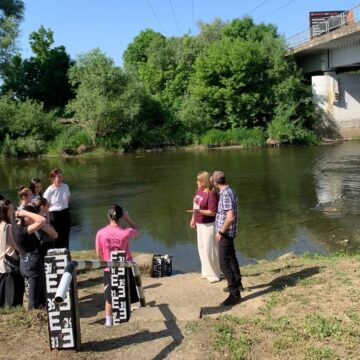CENTRUL UNIVERSITAR NORD BAIA MARE: Studenți în vizită de studiu la stația hidrometrică Lăpușel