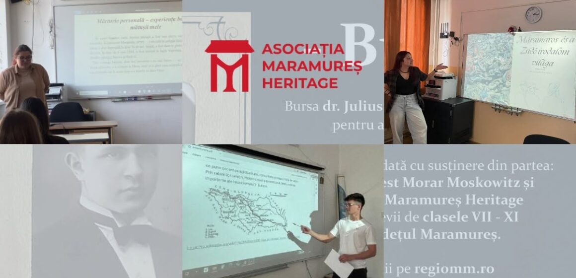 ASOCIAȚIA MARAMUREȘ HERITAGE: O nouă generație onorează istoria locală prin Bursa „Dr. Julius Mandel”