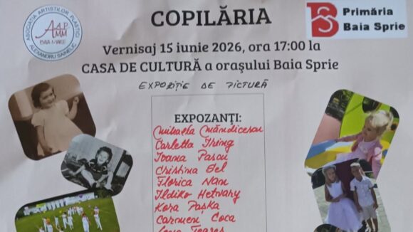 COPILĂRIA într-o expoziție la Baia Sprie – invitație la vernisaj