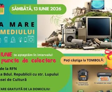 BAIA MARE: Campanie de colectare aparate electrice de Ziua Mediului, sâmbătă, 13 iunie  în punctele amenajate din oraș