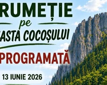 MUZEUL JUDEȚEANĂ DE MINERALOGIE: Invitație la drumeție la Creasta Cocoșului, sâmbătă 13 iunie