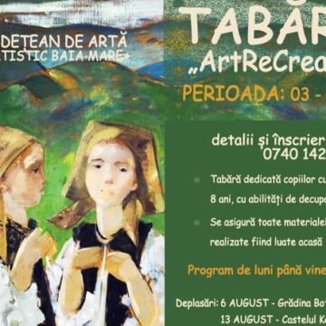 MUZEUL JUDEȚEAN DE ARTĂ organizează tabăra de vară ArtReCreativ